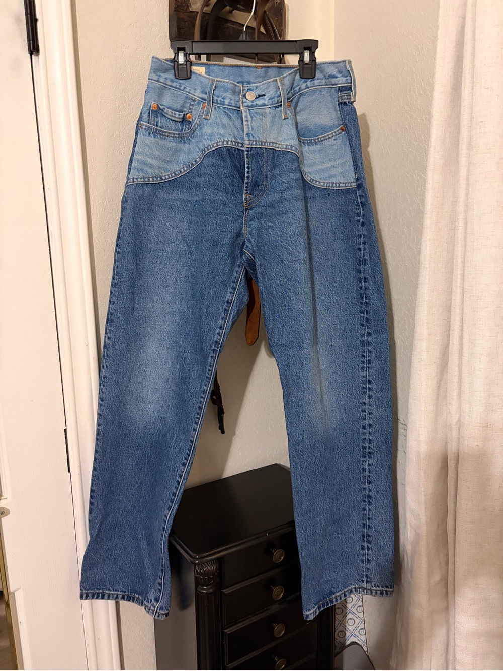 Levi's 501 '90s two-tone paneled jeans discontinued  style women's size 29